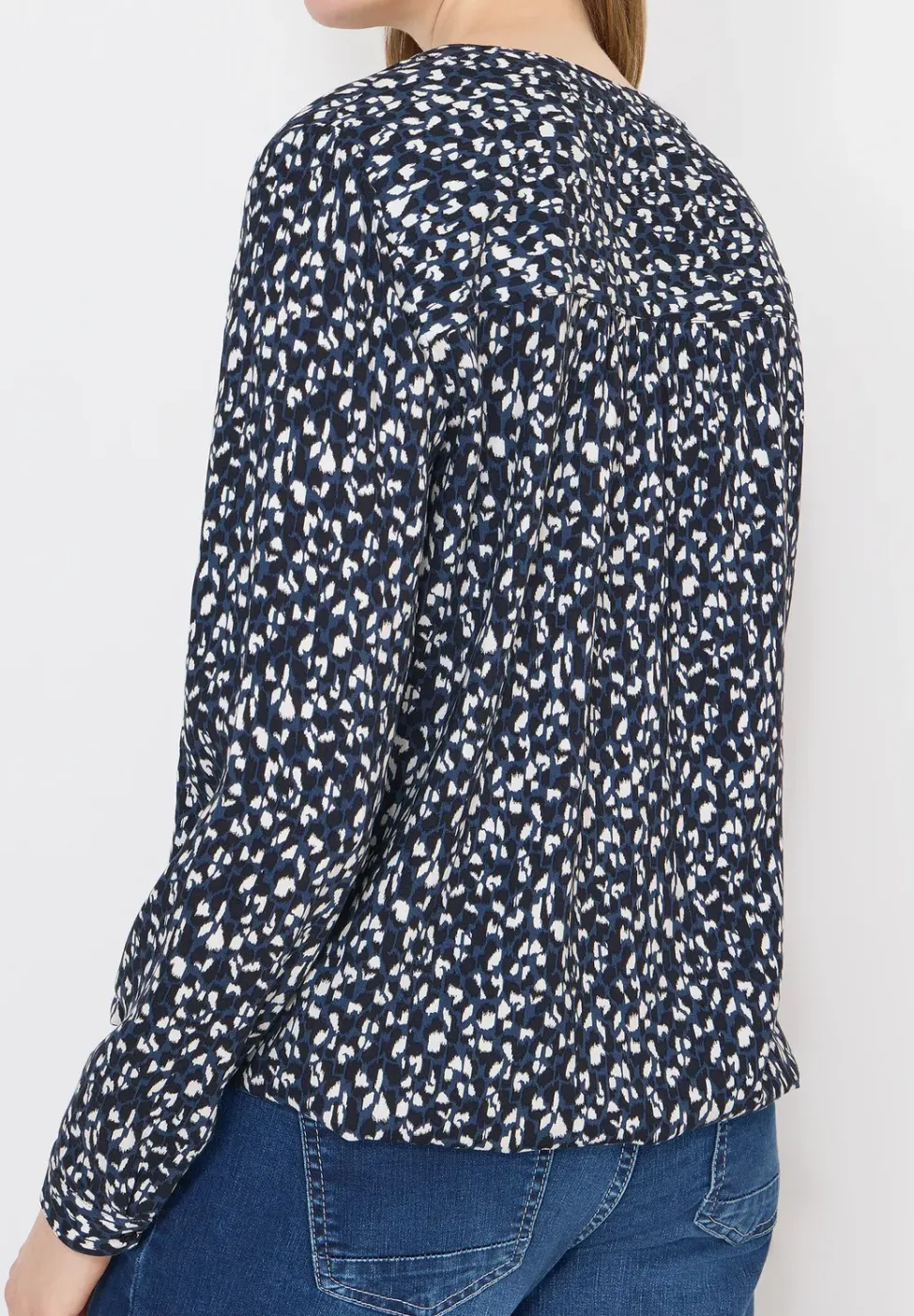 Gemusterte Bluse