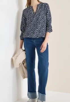 Gemusterte Bluse