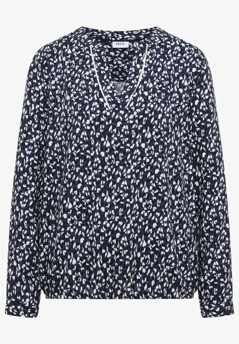 Gemusterte Bluse