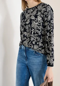 Gemusterte Bluse