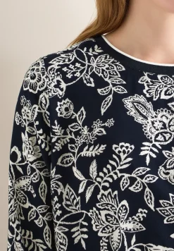 Gemusterte Bluse