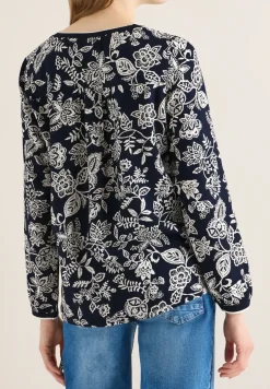 Gemusterte Bluse