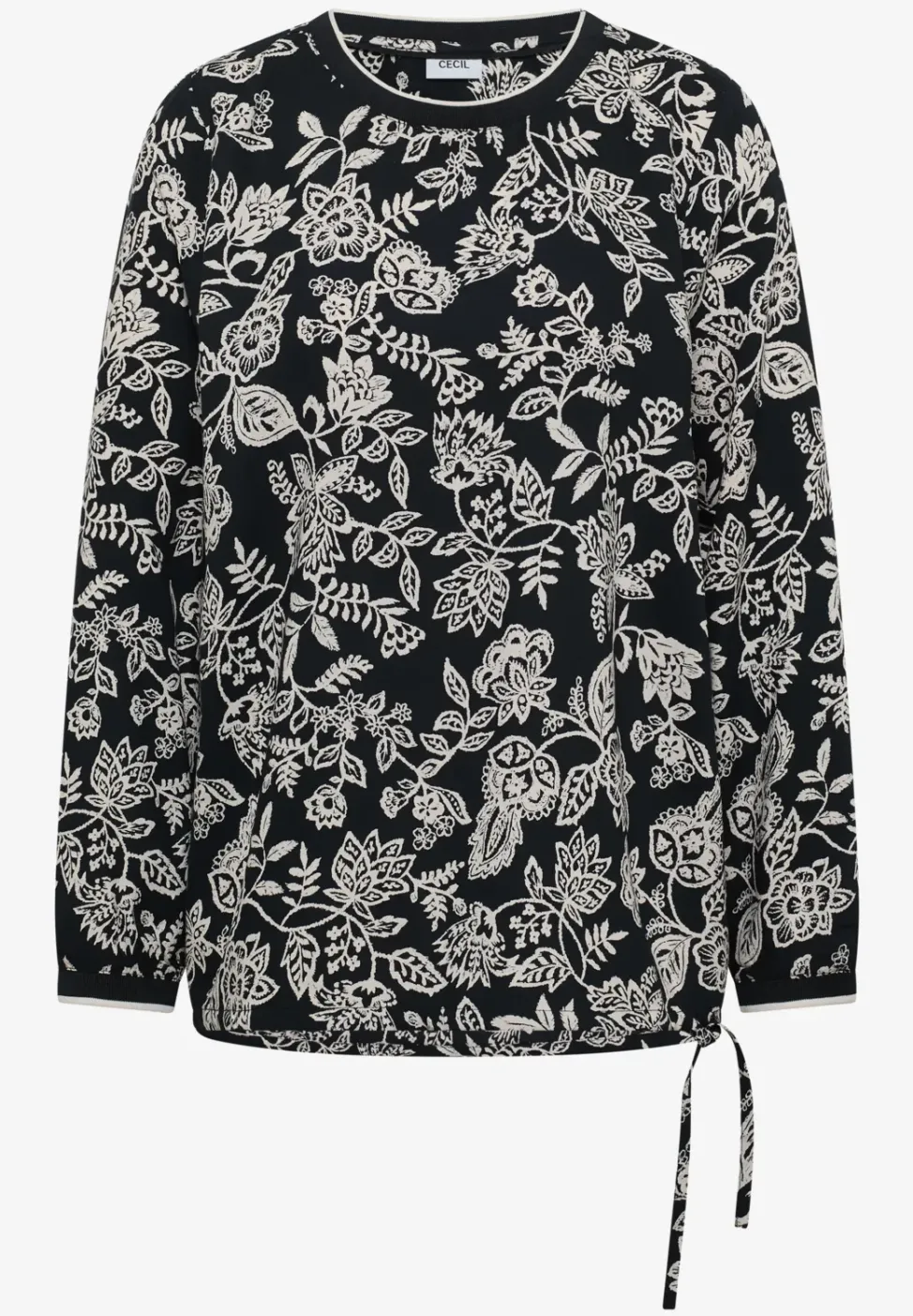 Gemusterte Bluse