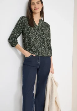 Gemusterte Bluse