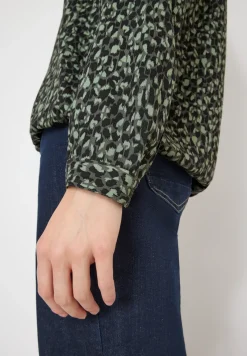 Gemusterte Bluse
