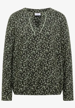 Gemusterte Bluse