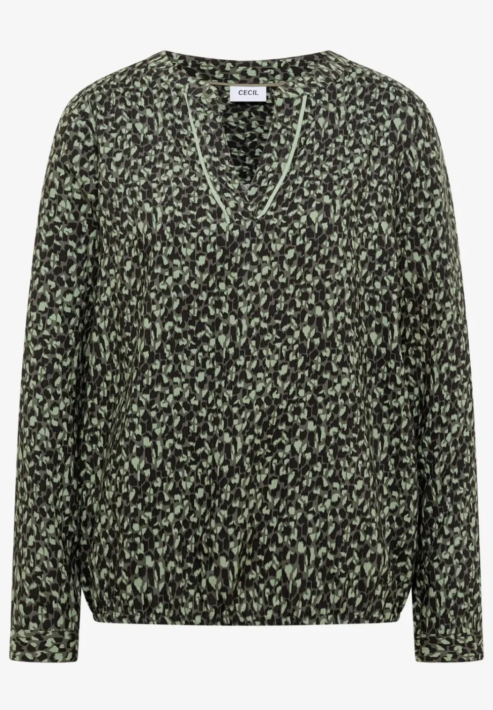 Gemusterte Bluse