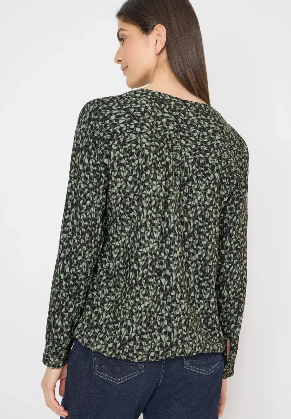 Gemusterte Bluse