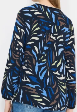 Gemusterte Bluse