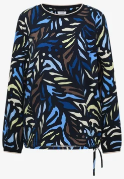 Gemusterte Bluse