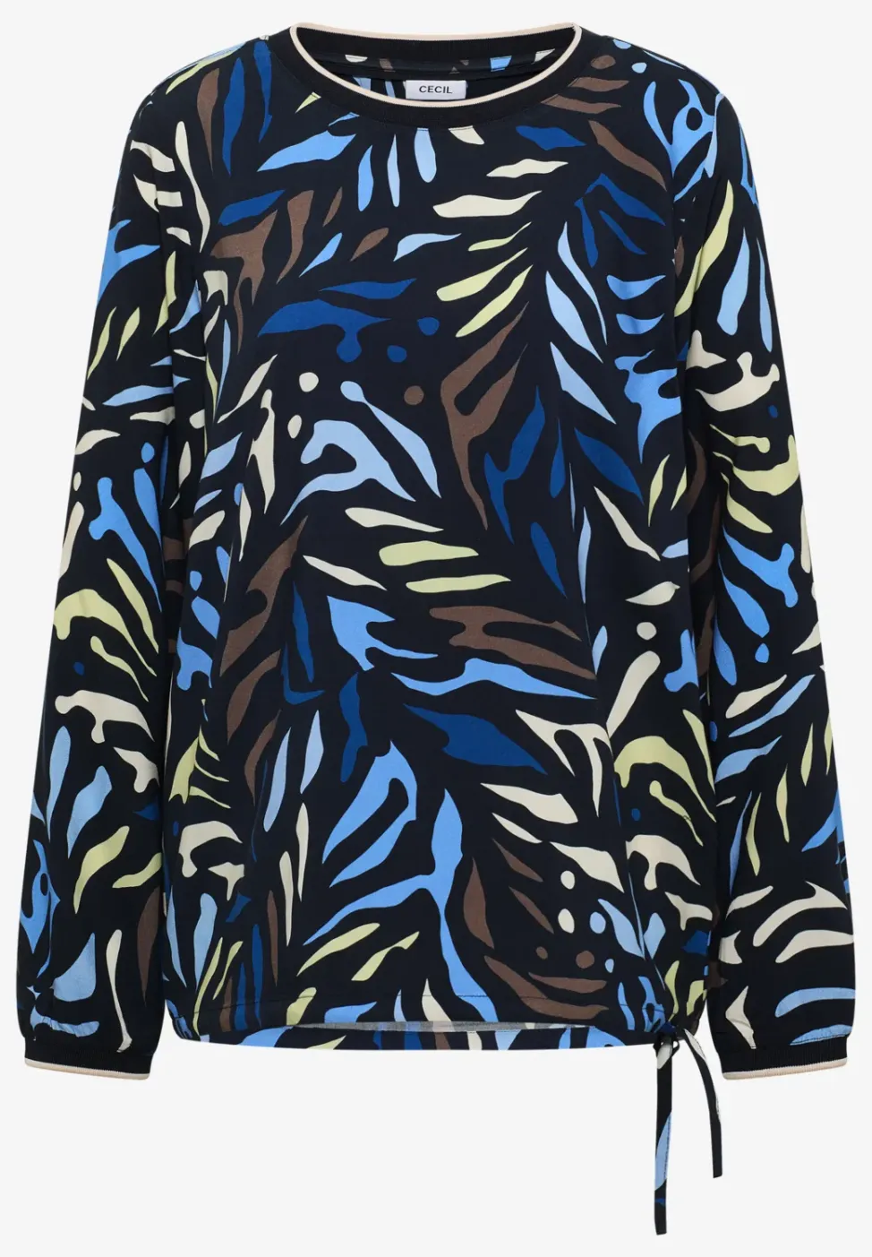 Gemusterte Bluse