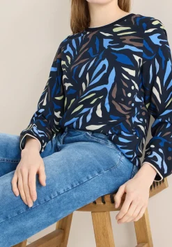 Gemusterte Bluse