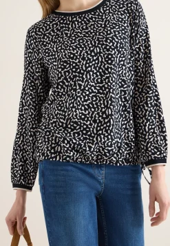 Gemusterte Bluse