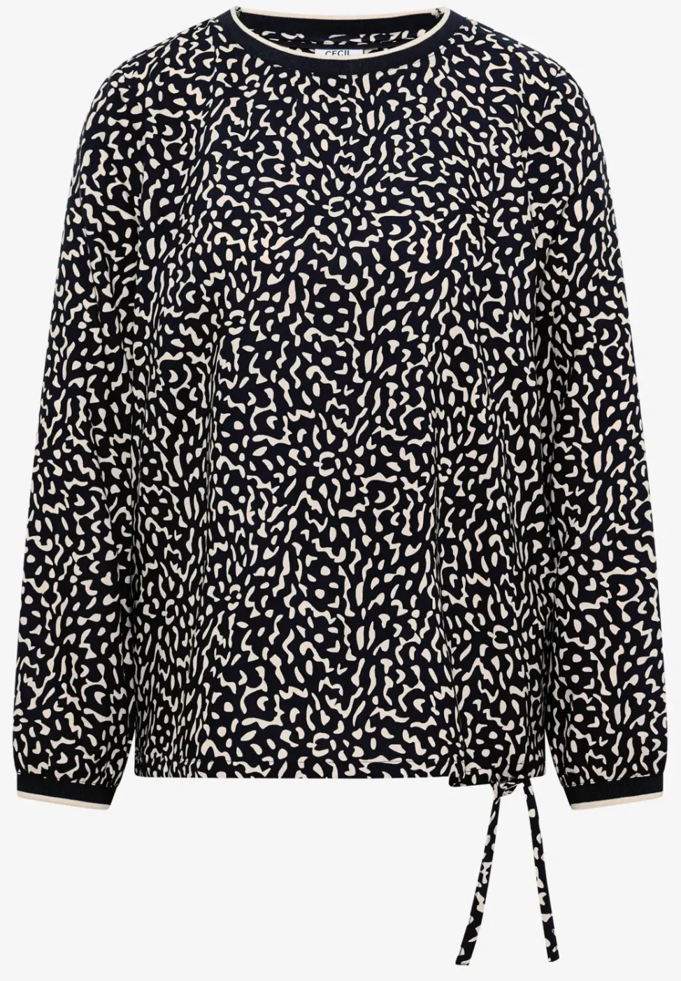 Gemusterte Bluse