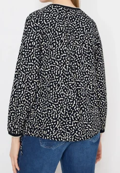 Gemusterte Bluse