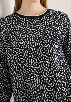 Gemusterte Bluse