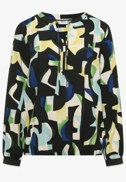 Gemusterte Bluse