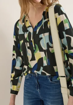 Gemusterte Bluse