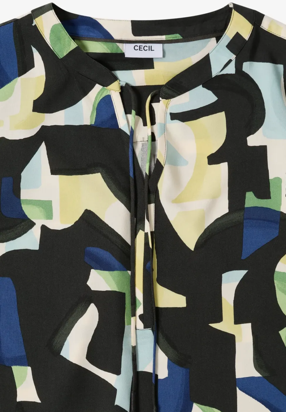 Gemusterte Bluse