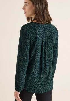 Gemusterte Bluse