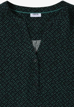Gemusterte Bluse