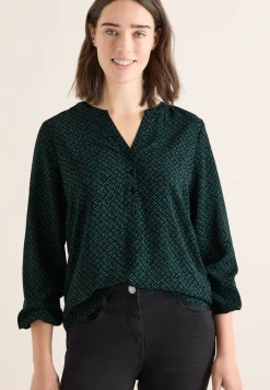 Gemusterte Bluse