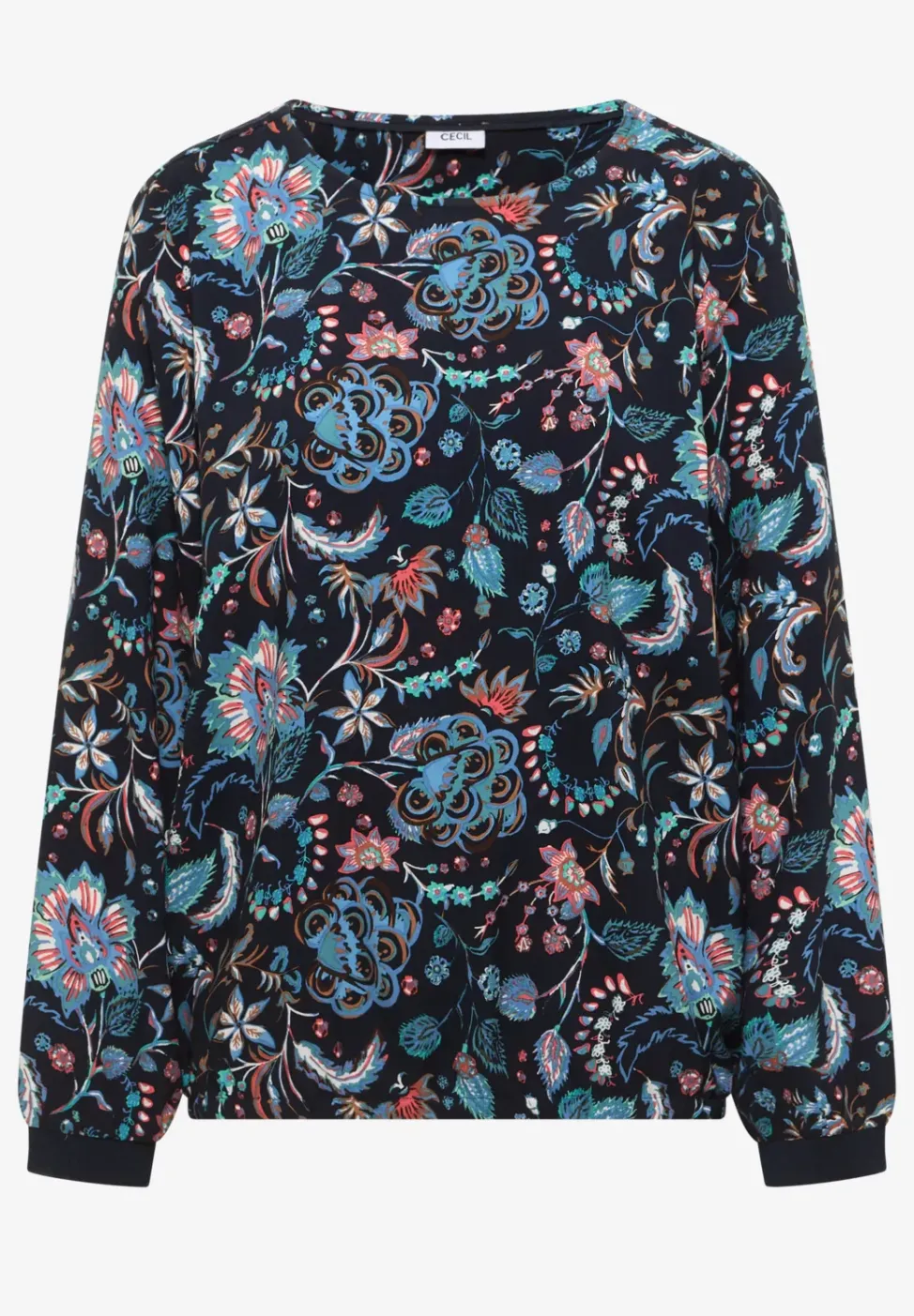 Gemusterte Bluse