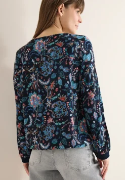Gemusterte Bluse