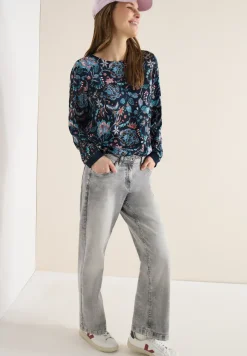 Gemusterte Bluse