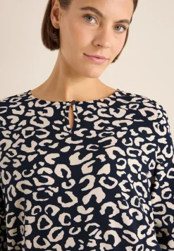 Gemusterte Bluse