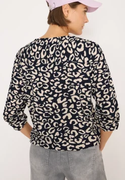 Gemusterte Bluse