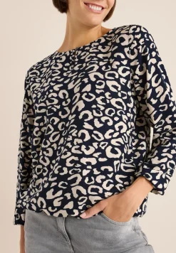 Gemusterte Bluse