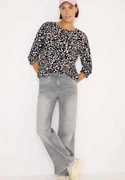 Gemusterte Bluse