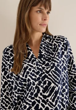 Gemusterte Bluse