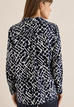 Gemusterte Bluse