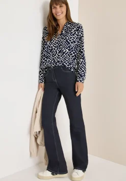 Gemusterte Bluse