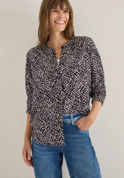 Gemusterte Bluse