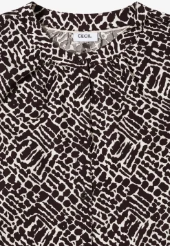 Gemusterte Bluse