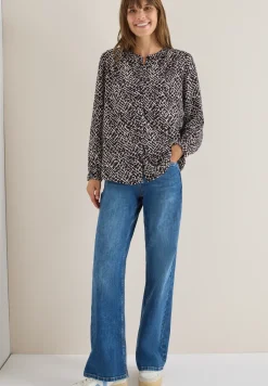 Gemusterte Bluse