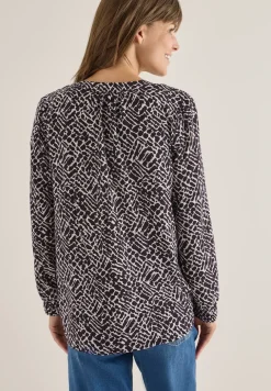 Gemusterte Bluse