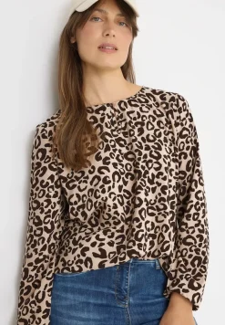 Gemusterte Bluse