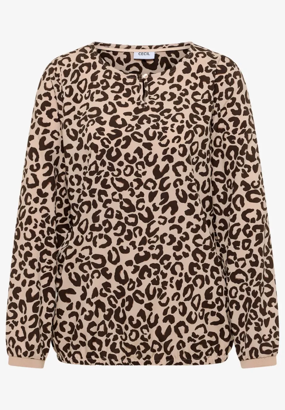 Gemusterte Bluse