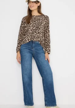 Gemusterte Bluse