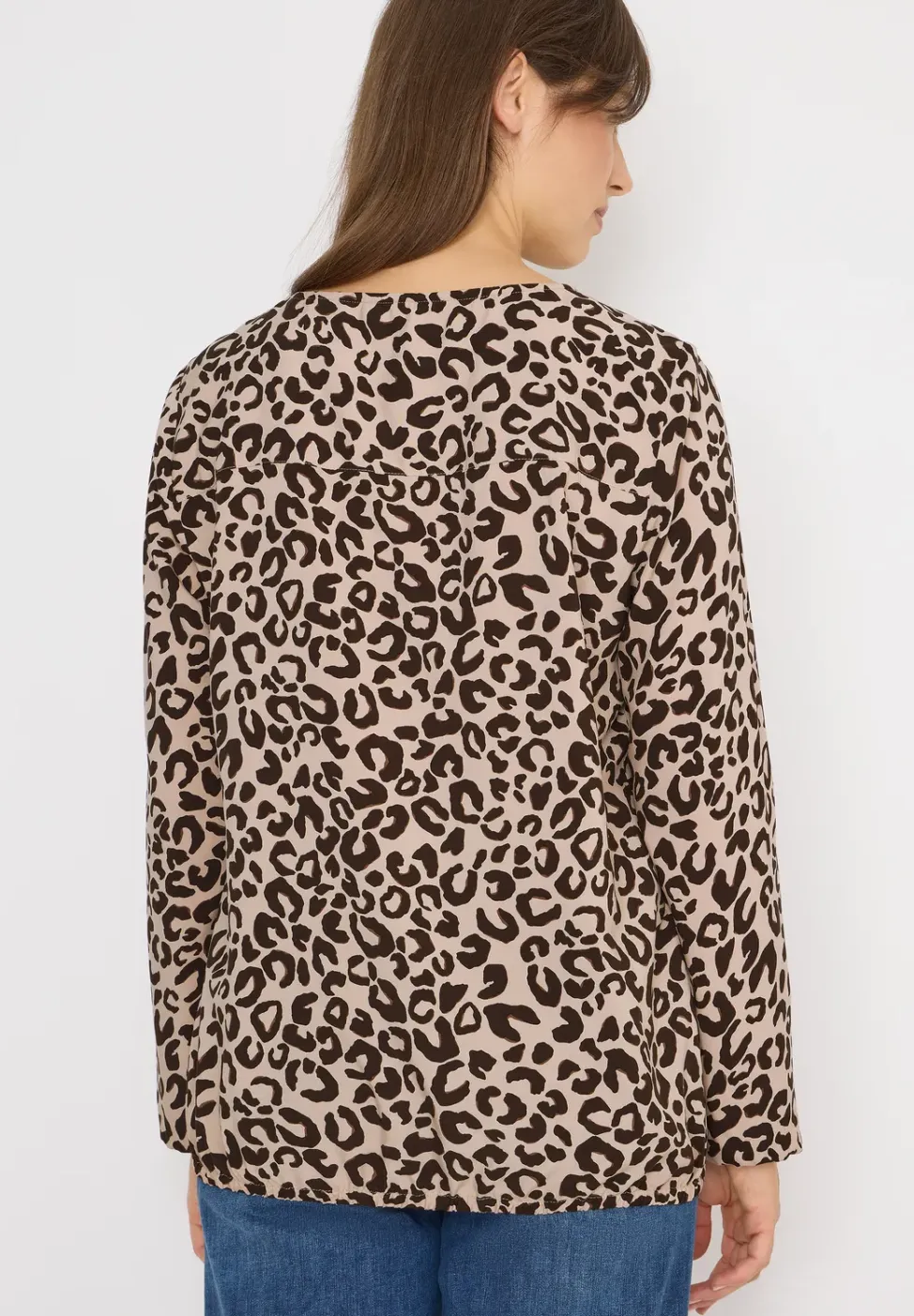 Gemusterte Bluse