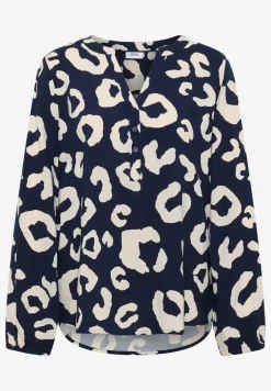Gemusterte Bluse