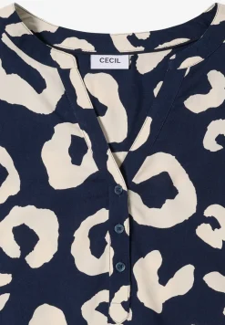 Gemusterte Bluse