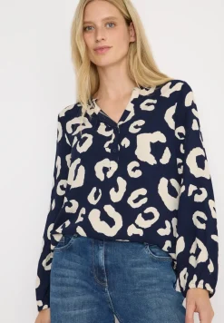 Gemusterte Bluse