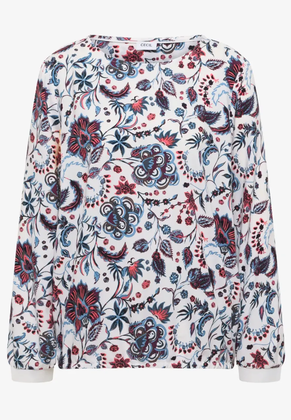 Gemusterte Bluse