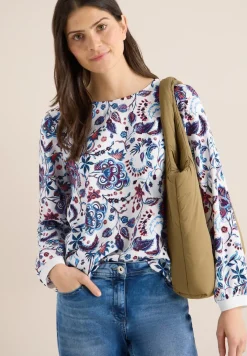 Gemusterte Bluse