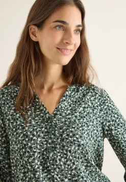 Gemusterte Bluse